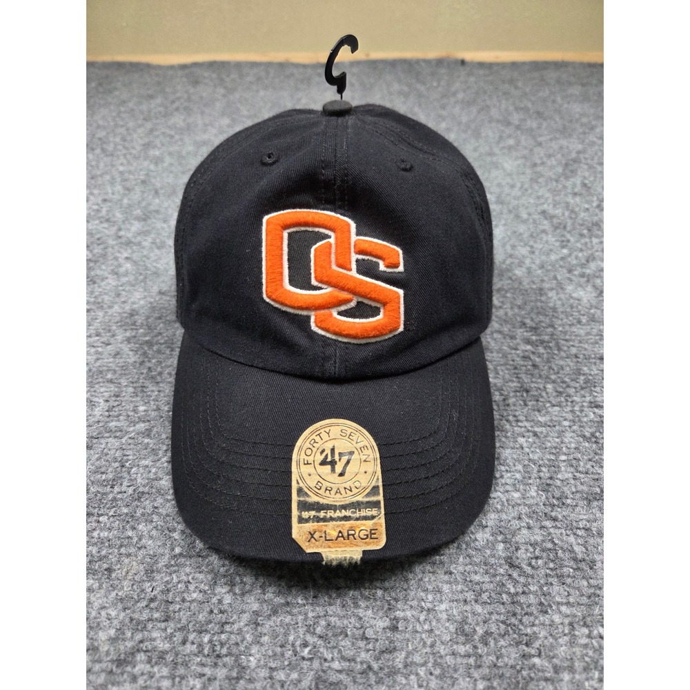 Oregon State Beavers Hat Mens XL 47 Brand Black Franchise Fitted NCAA OS Logo